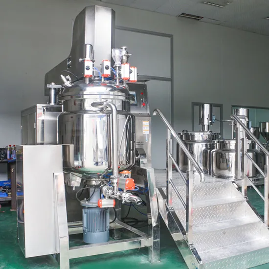 Cosmetic Vacuum Emulsifying Mixing Homogenizer Machine
